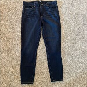 PAIGE Women's Dark Indigo Skinny Jeans